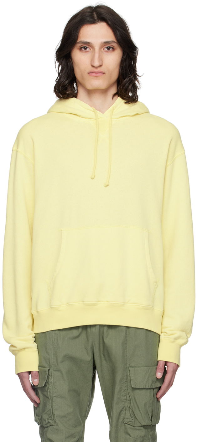 Dukserice John Elliott Vintage Fleece Hoodie Žuta | B273D53112A