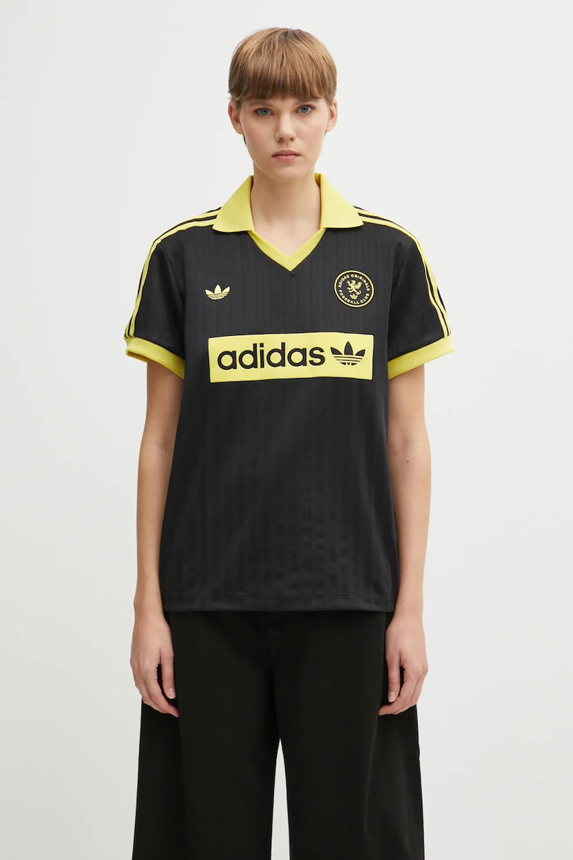 Dres adidas Originals Originals Football Club Tee Crna | JW2562