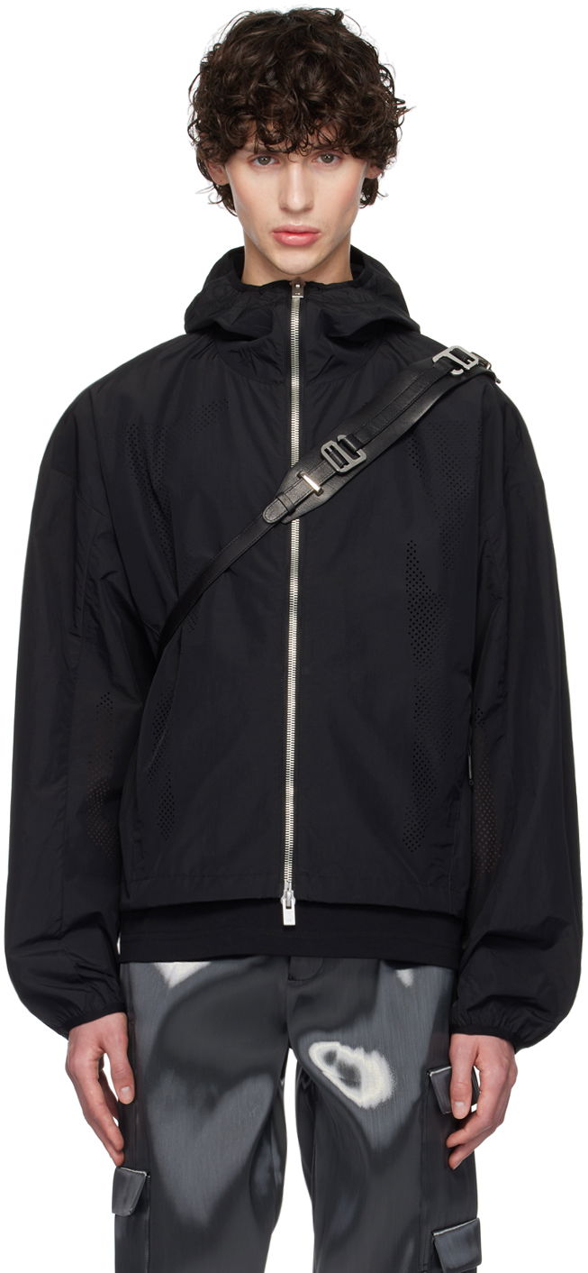 Vjetrovka HELIOT EMIL Windbreaker Jacket With Detachable Sling Crna | PREAW24_M_02_127_BLK01