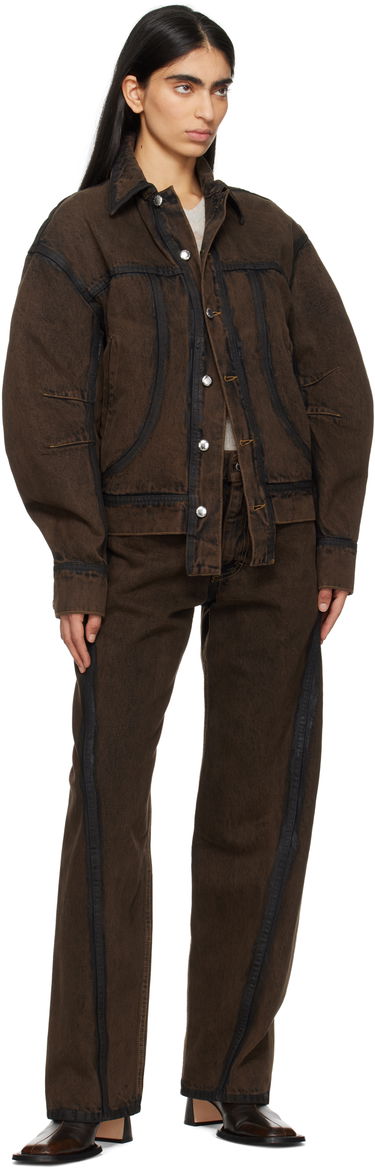 Jeans Eckhaus Latta Eckhaus Latta Bend Jeans Smeđa | 1225-EL-PS25-O -, 3