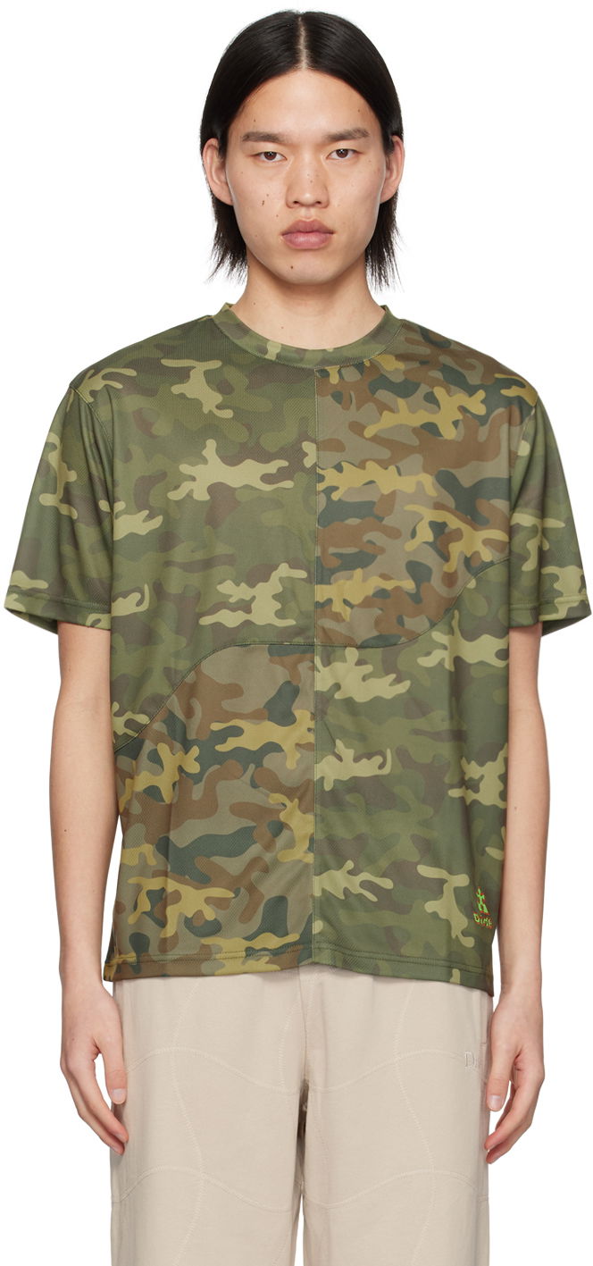 Majica kratkih rukava Dime Khaki Camo T-Shirt Zelena | DIMESP249GRN