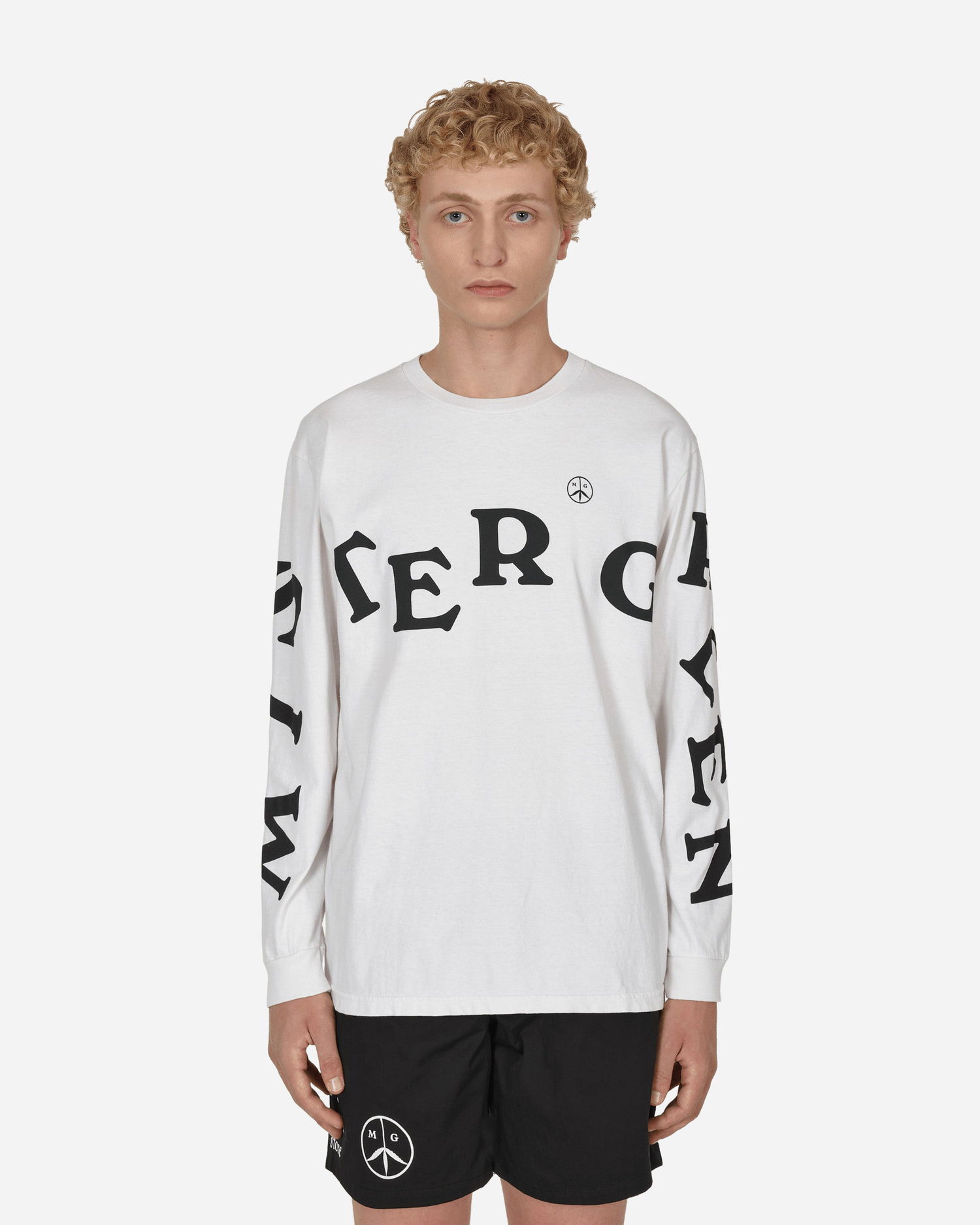 Majica kratkih rukava Mister Green Greensleeve T-Shirt Bijela | MGGREENLS 001, 0