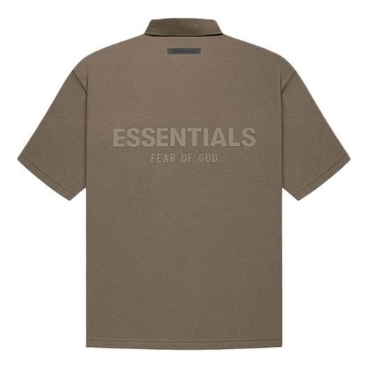 Polo majica Fear of God Essentials Logo Polo Zelena | FOG-FW21-004