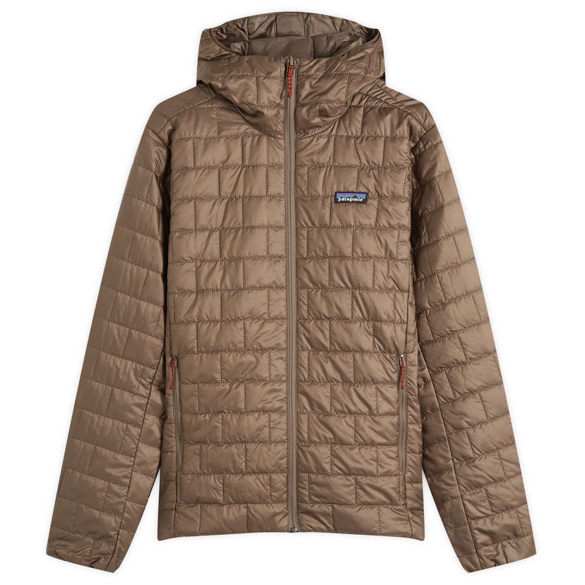 Pernata jakna Patagonia Nano Puff Hooded Jacket, Size Small Smeđa | 84223-MRLB