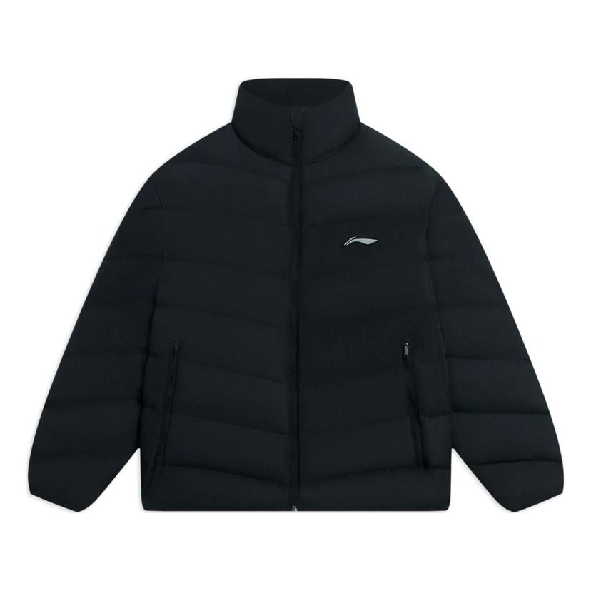 Pernata jakna Li-Ning Essential Logo Down Jacket Crna | AYMS267-1