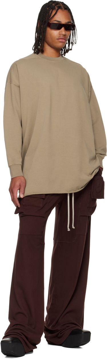 Dukserice Rick Owens DRKSHDW Concordians Tommy LS Sweatshirt Bež | DU02E7292 RIGP, 3