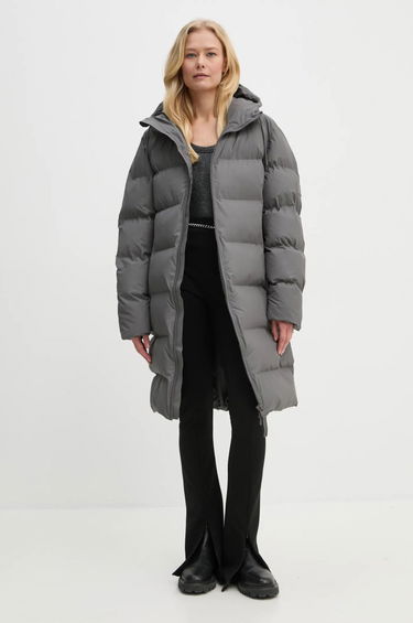 Pernata jakna Rains Long Puffer Down Jacket Siva | 15130.13, 2
