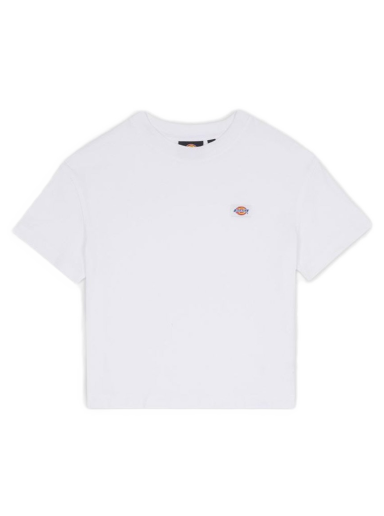 Crop top Dickies Oakport Cropped T-Shirt Bijela | DK0A4Y8L-WHX