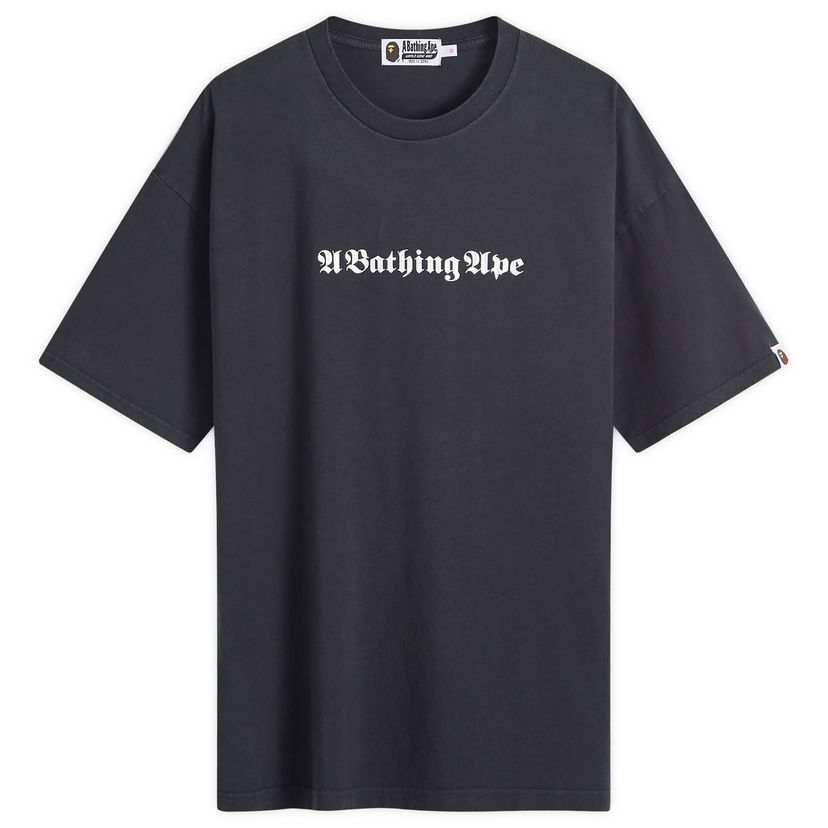 Majica kratkih rukava BAPE A Bathing Ape Women's Pigment Dye T-Shirt in Black, Size Medium | END. Clothing Crna | 001CSK302002L-BLK