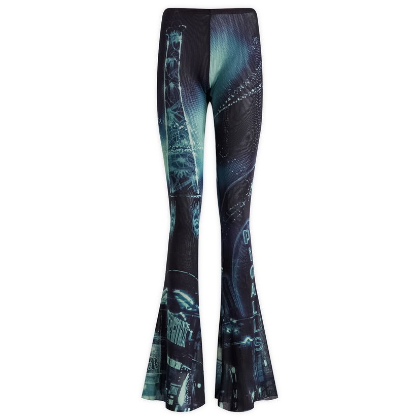 Tajice Jean Paul Gaultier Pigalle Print Mesh Trousers Crna | 2430FPA157T55259560100