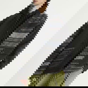 Jakna Maharishi Upcycled Patchwork Shawl Collar Chore Jacket Višebojno | 7142-BLK, 2