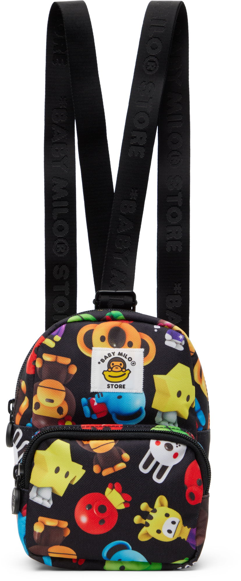 Ruksak BAPE Milo 3D All Print Pattern Micro Backpack Crna | 0MXBGW4280XXO