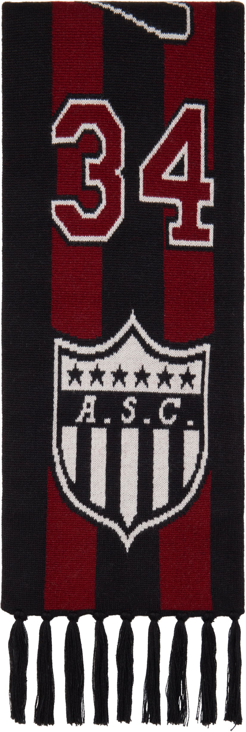 Šal Ambush Knitted Stadium Scarf Tamnocrvena | BMMA003F24KNI0012810