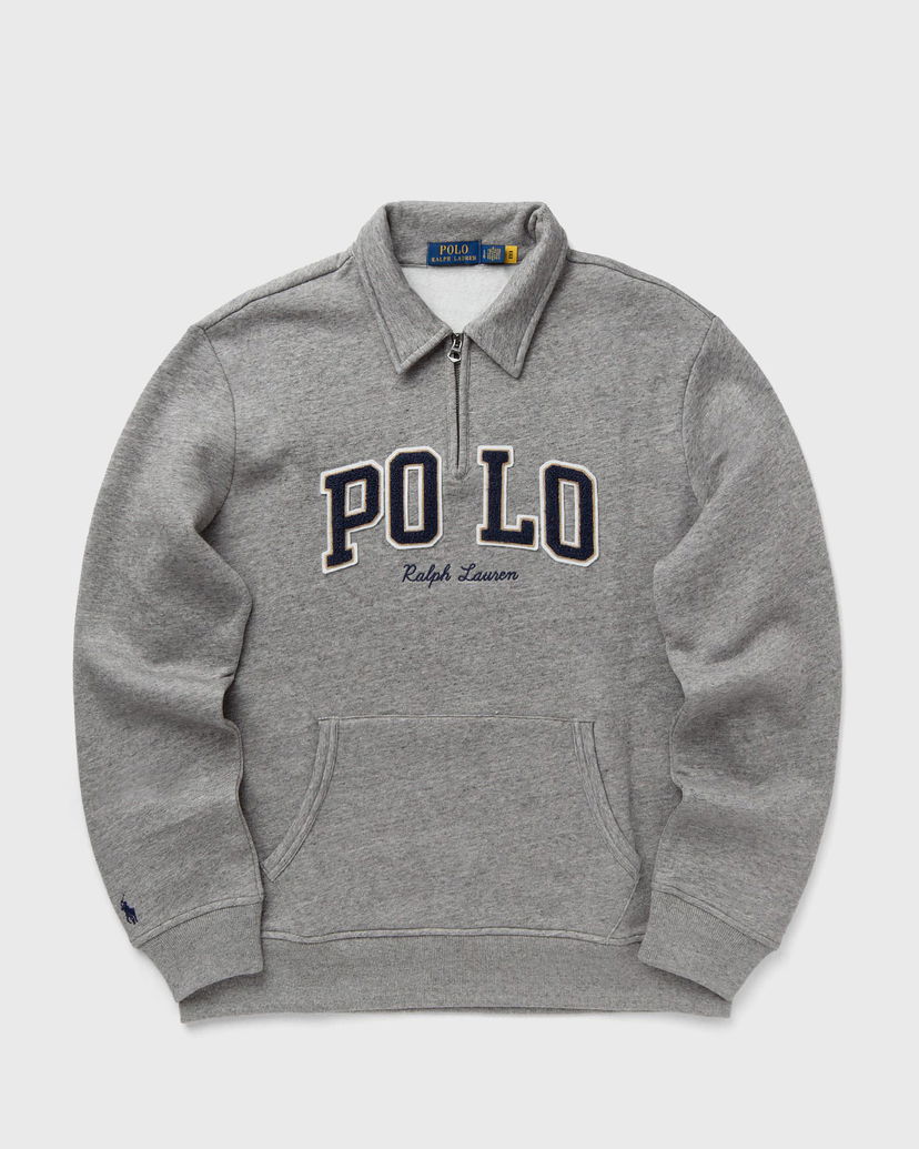 Dukserice Polo by Ralph Lauren Polo Ralph Lauren Fleece Quarter-Zip Sweatshirt Siva | 710981150001