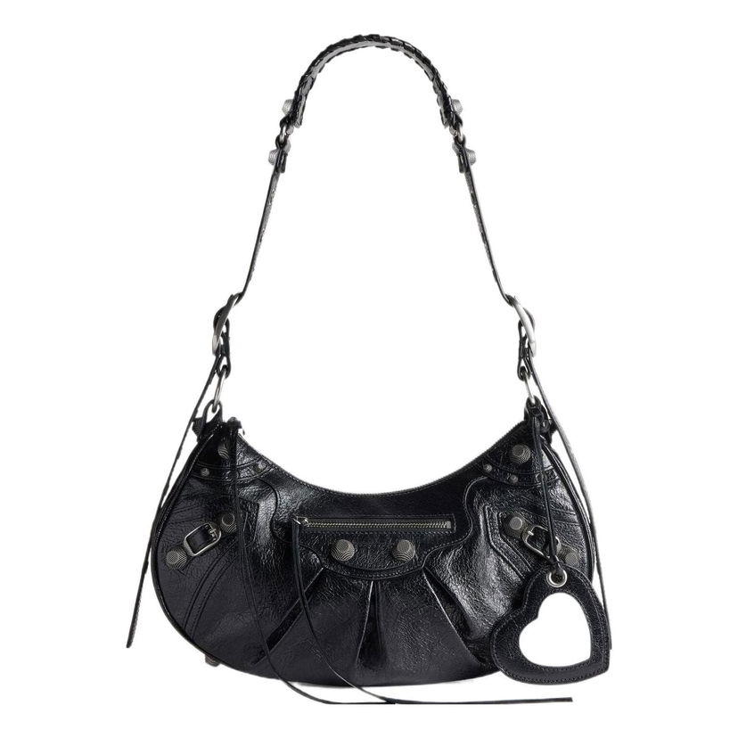 Torba za rame Balenciaga Le Cagole Small Shoulder Bag Crna | 6713071VG9Y1000