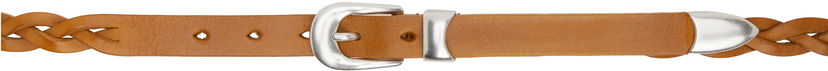 Pojasevi OUR LEGACY OUR LEGACY 2 CM Braided Leather Belt Smeđa | A2258CBH