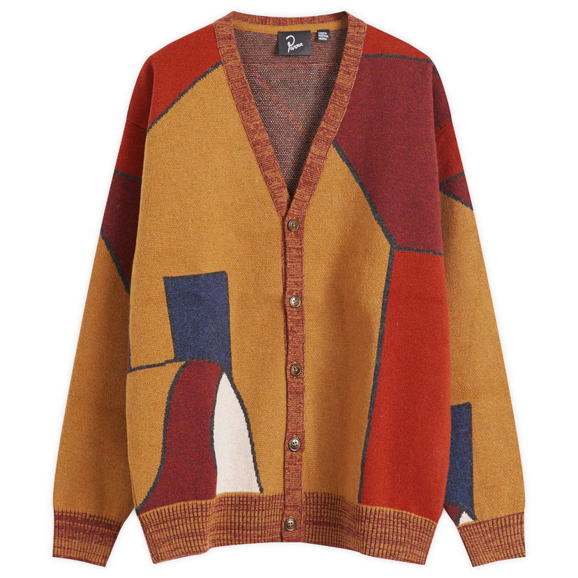 Džemper By Parra Stupid Shed Knitted Cardigan Brown Smeđa | 52325