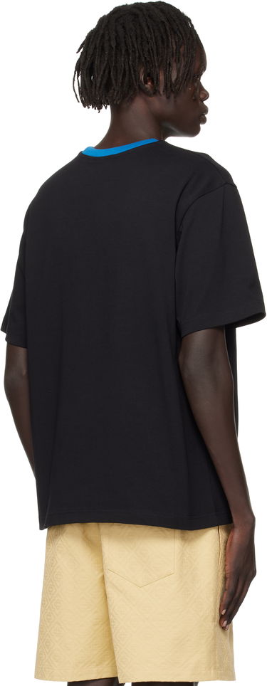 Majica kratkih rukava Casablanca Casablanca Montagne Pocket Tee Crna | MPF25-JTS-043-01, 2