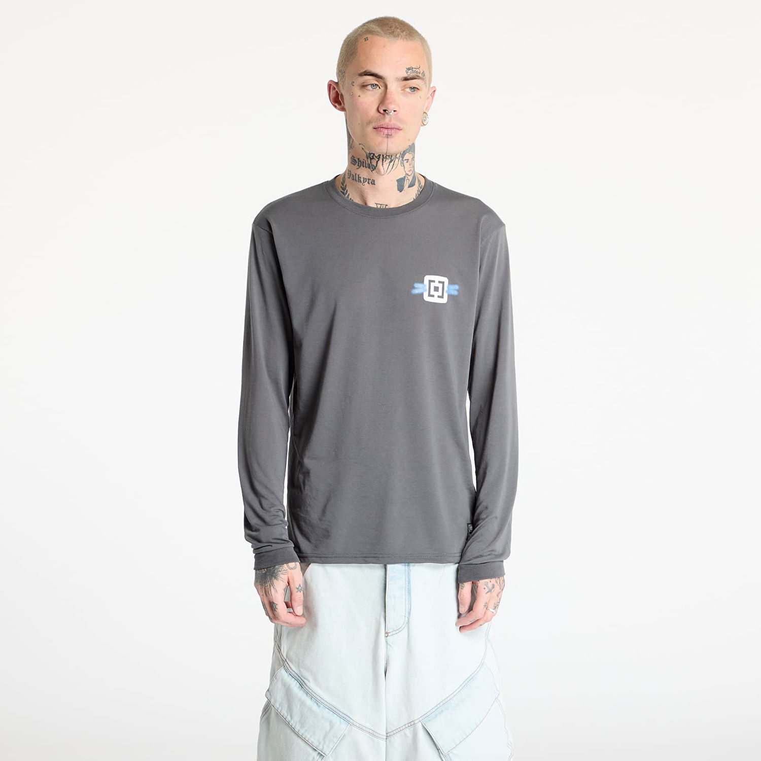 Majica kratkih rukava Horsefeathers Horsefeathers Fury Long Sleeve Bike Jersey Siva | SM1273M, 0