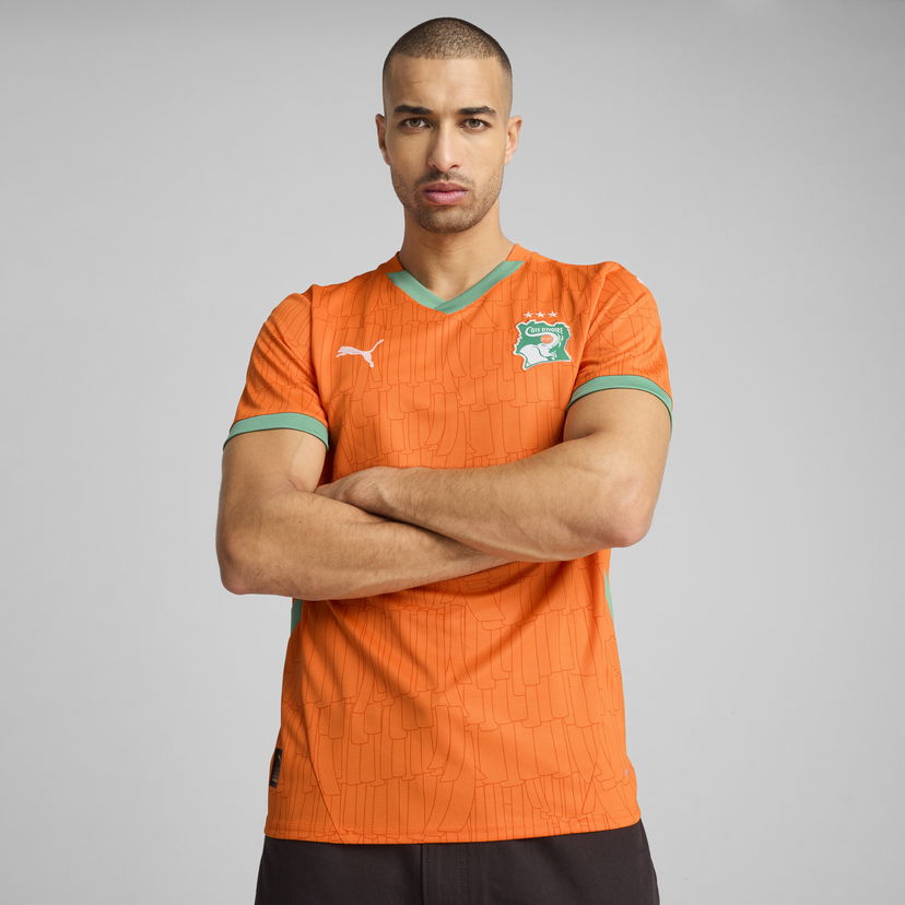 Dres Puma Ivory Coast Home 2025 Jersey Narančasta | 777187_01