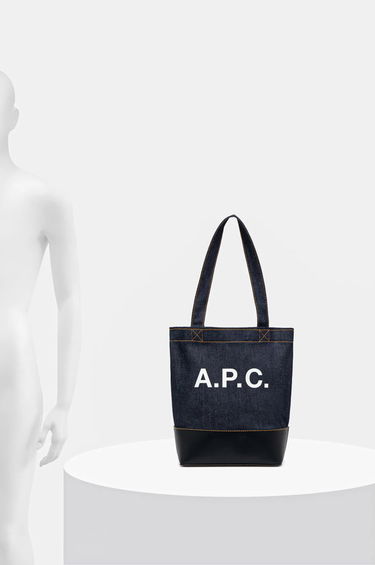 Tote bag A.P.C. Axel Small Tote Bag Plava | CODDP.M61568.IAK, 5