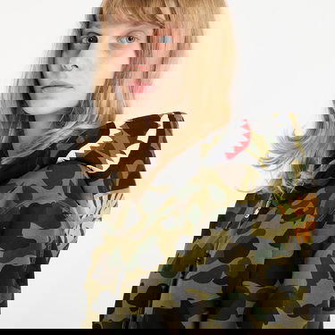 Dukserice BAPE 1St Camo Shark Full Zip Hoodie Zelena | 001ZPL801007MGRN, 3