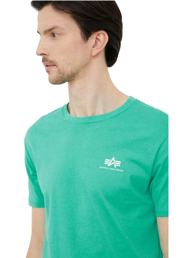 Majica kratkih rukava Alpha Industries Cotton T-Shirt Tirkiz | 188505.676