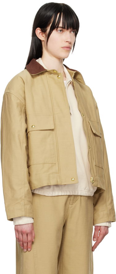 Jakna rag & bone Rag & Bone Nonie 2-in-1 Twill Jacket Bež | WAW25S20167516, 1