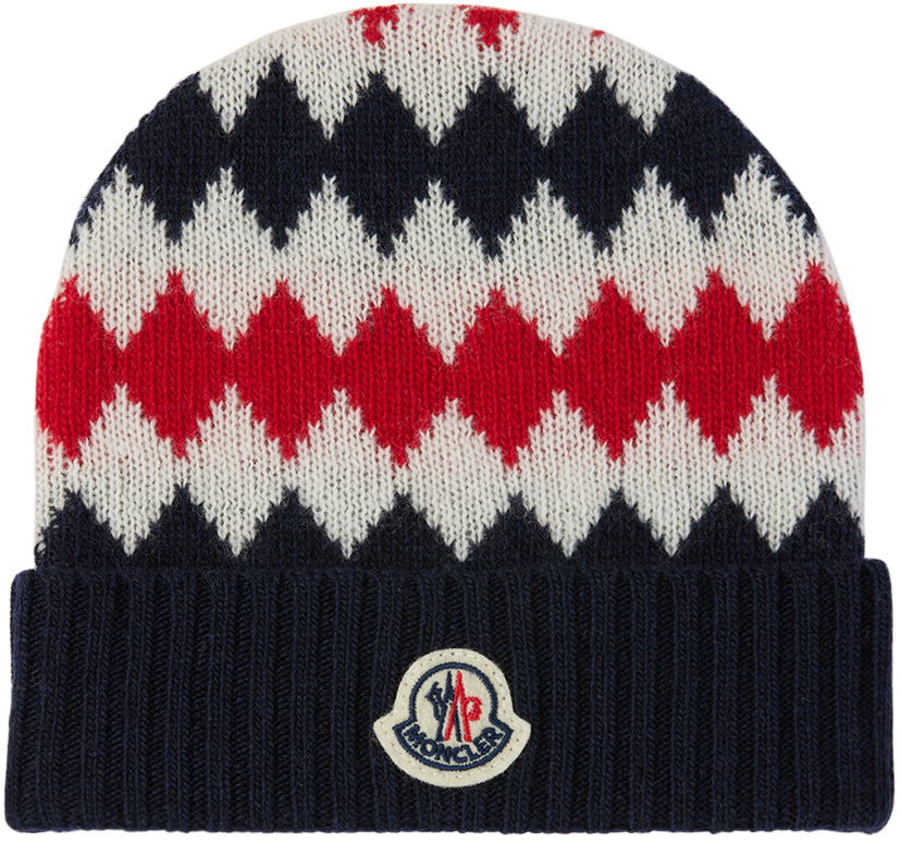 Kapica Moncler Argyle Beanie Crvena | J29513B00008M1241