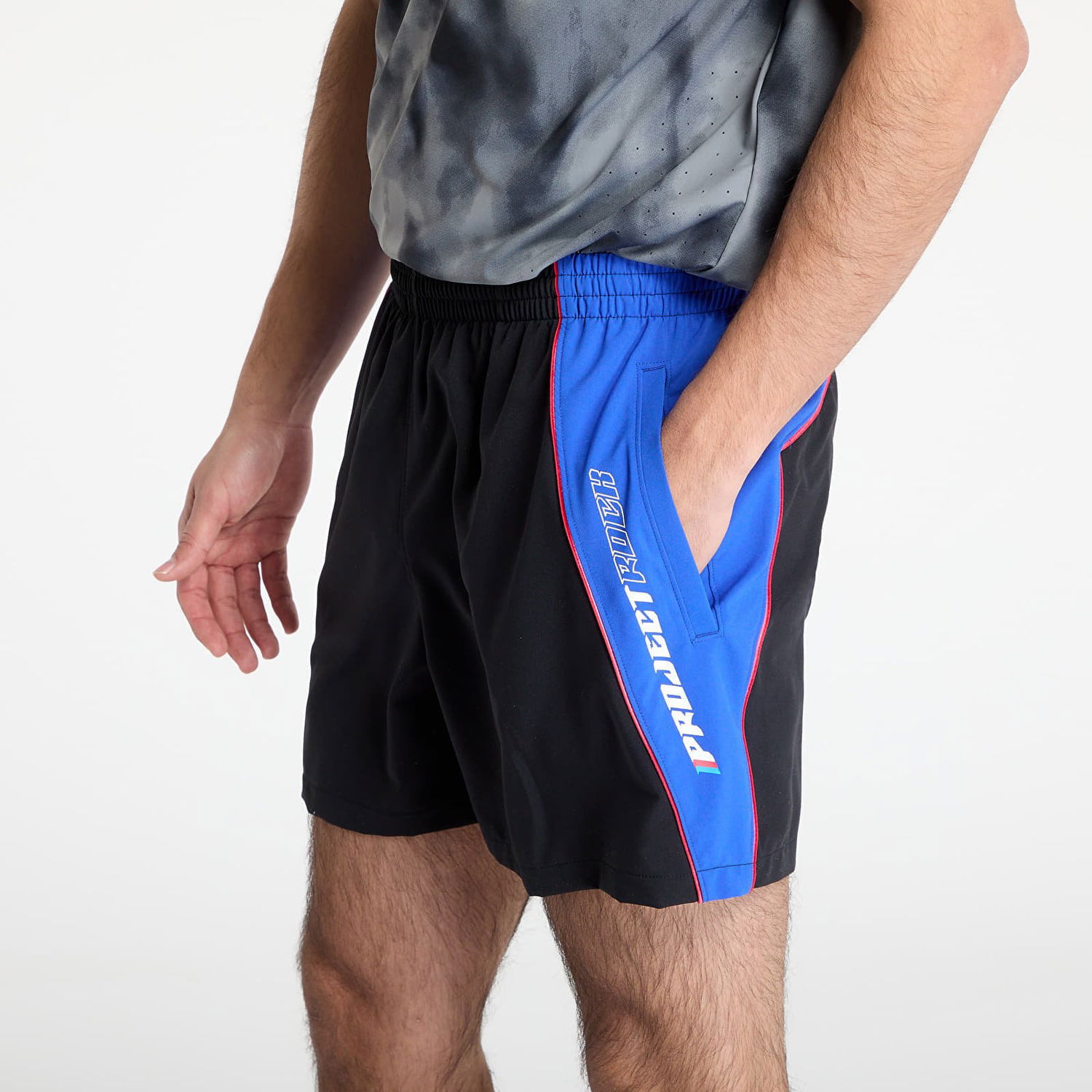 Kratke hlače Under Armour Project Rock Colorblock Woven Shorts Crna | 1389919-001, 1