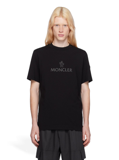 Majica kratkih rukava Moncler Bonded T-Shirt Crna | J10918C00060829H8