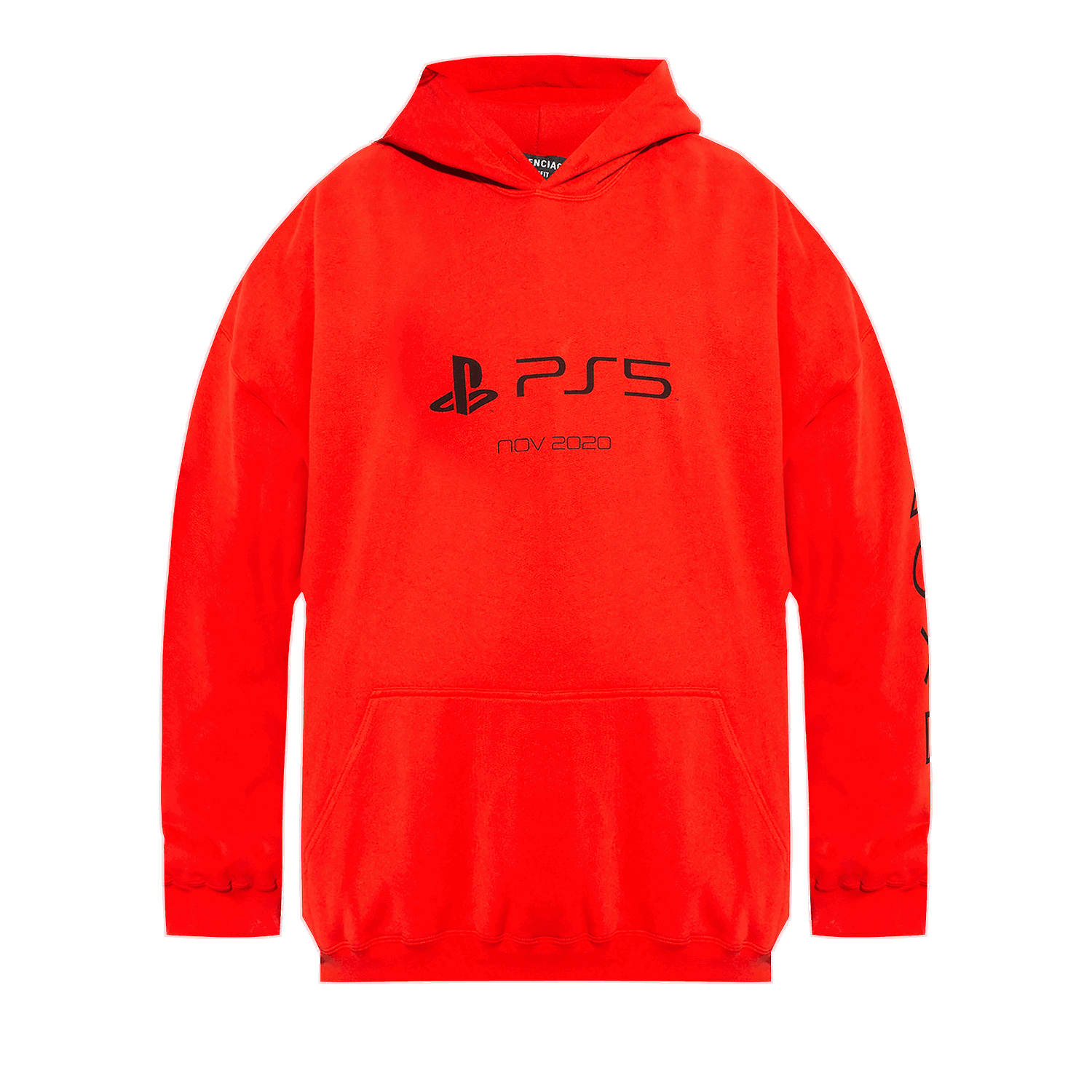 Dukserice Balenciaga Playstation Boxy Hoodie Crvena | 651799 TKVF4 6552, 0