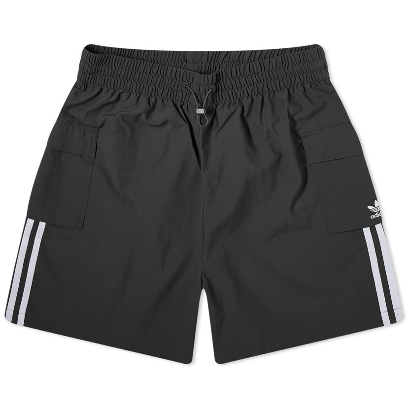 Kratke hlače adidas Originals 3 Stripe Cargo Shorts Crna | JH1077