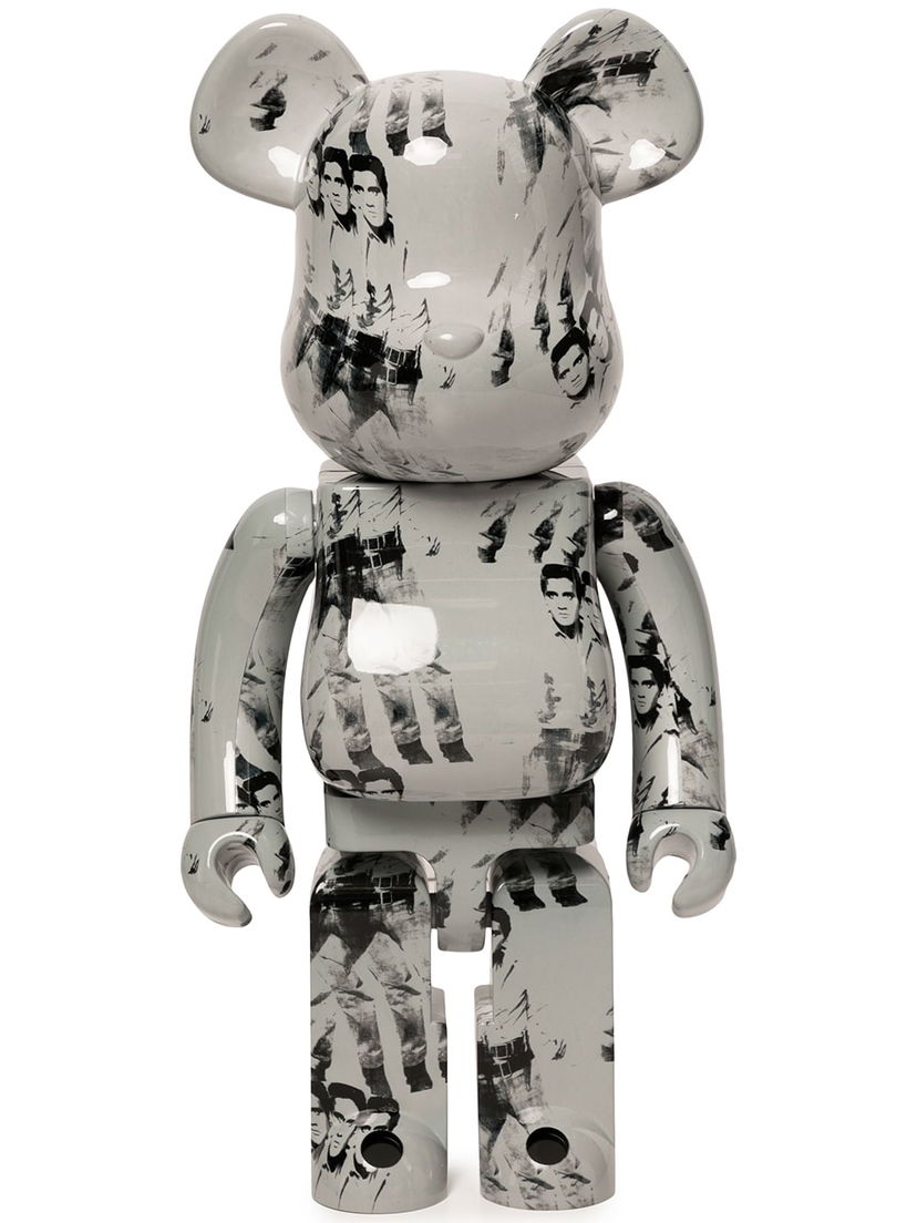 Kolekcionarsko Medicom Toy BE@RBRICK Andy Warhol's Elvis Presley 1000% - Grey Siva | AWEP100016963719
