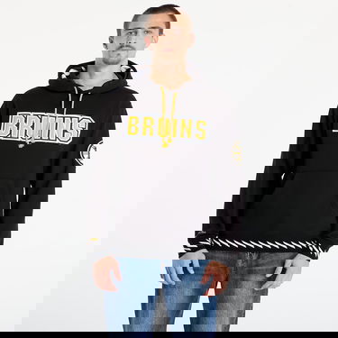 Dukserice Mitchell & Ness Mitchell & Ness NHL Playmaker Fleece Hoodie Vintage Logo Bruins Crna | TH11148-BBNBLCK, 0