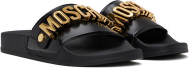 Dodaci Moschino Moschino Lettering Logo Slides Crna | MA28032G1M M11 000, 3