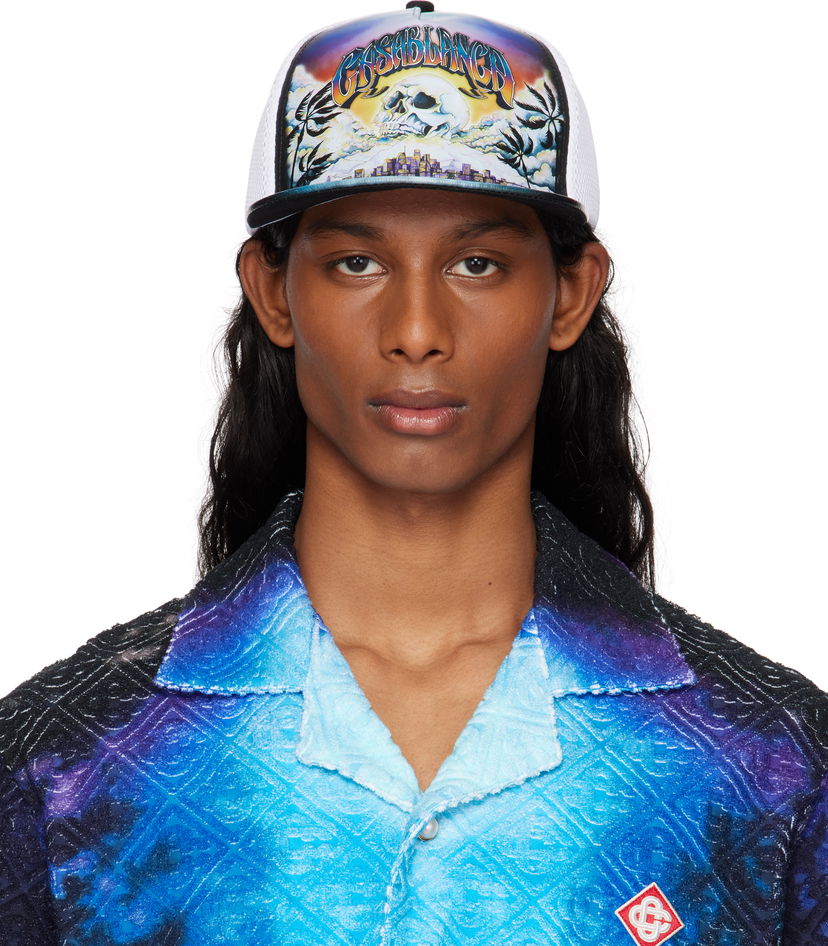 Kapa Casablanca Casablanca 'La Prémonition' Trucker Cap Bijela | AS25-HAT-014-01