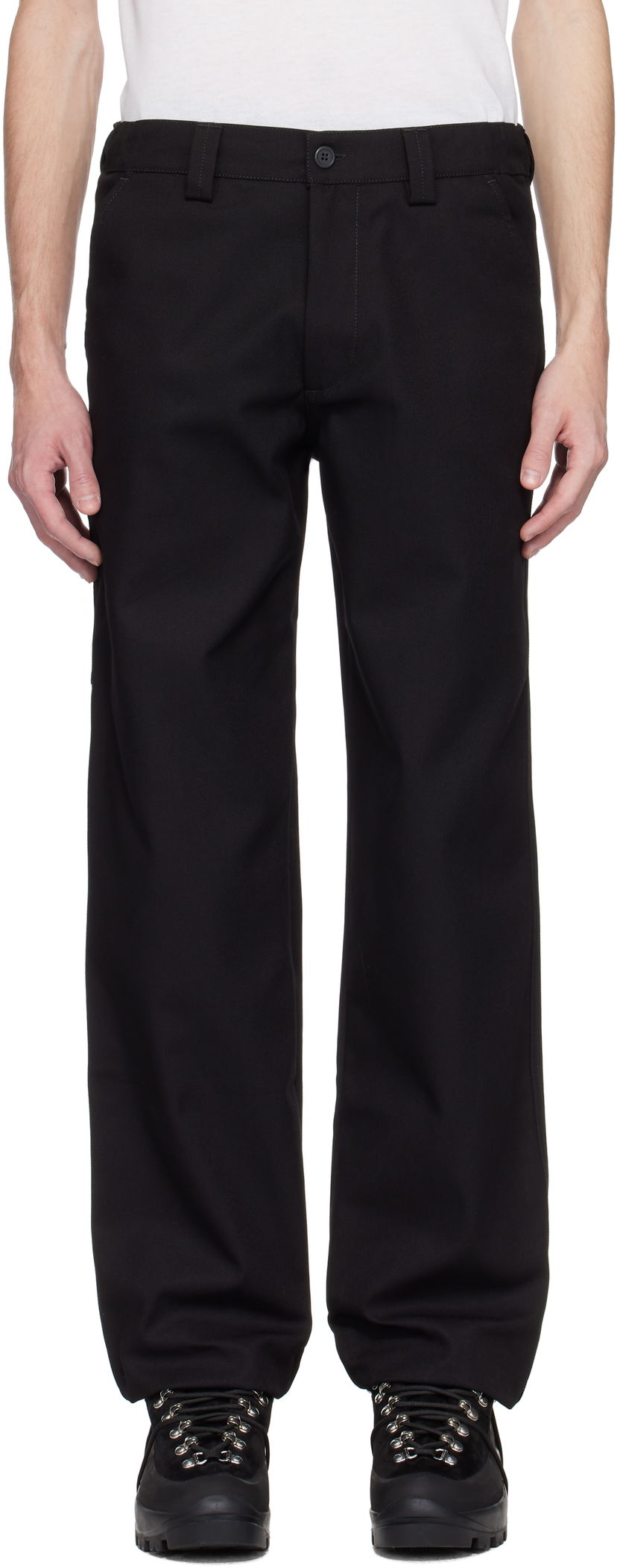 Hlače GR10K GR10K 10000 Replicated Trousers Crna | BR811179DM