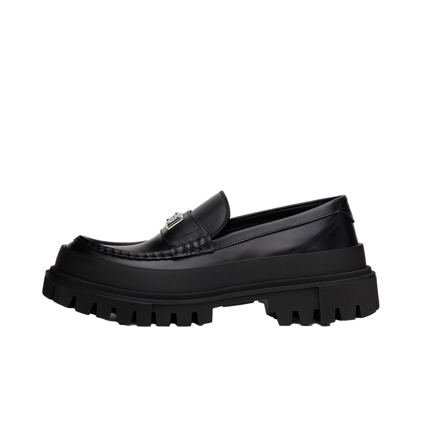 Tenisice i cipele Dolce & Gabbana Black Hi-Trekking Loafers Crna | A30170AI027