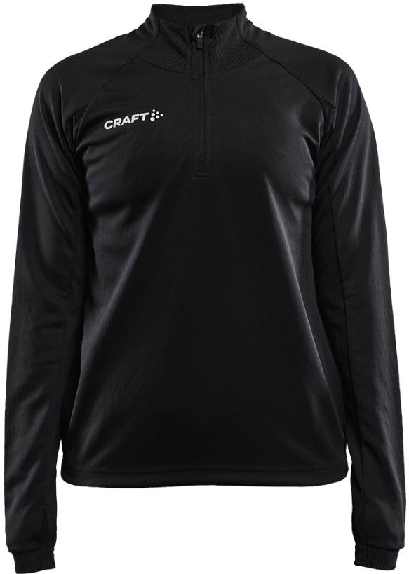 Dukserice Craft EVOLVE Half-Zip Long-Sleeve Training Top Crna | 1910152-999000