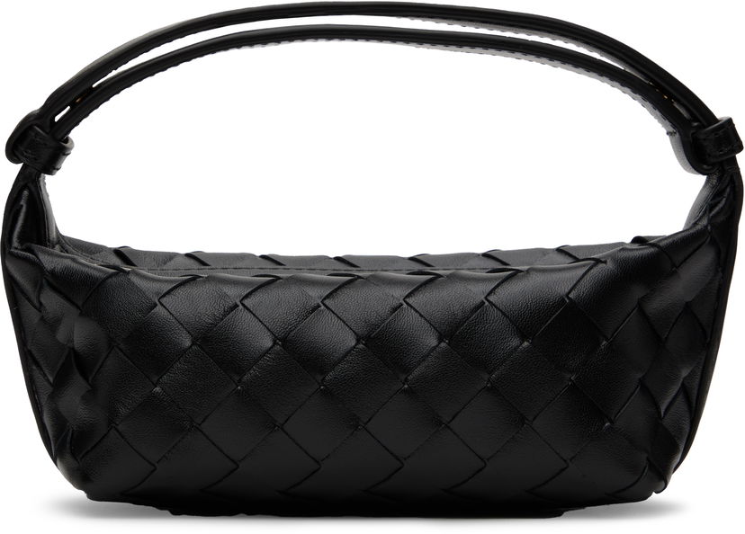 Ručna torbica Bottega Veneta Bottega Veneta EW Wallace Bag Crna | 827396 V3IV0