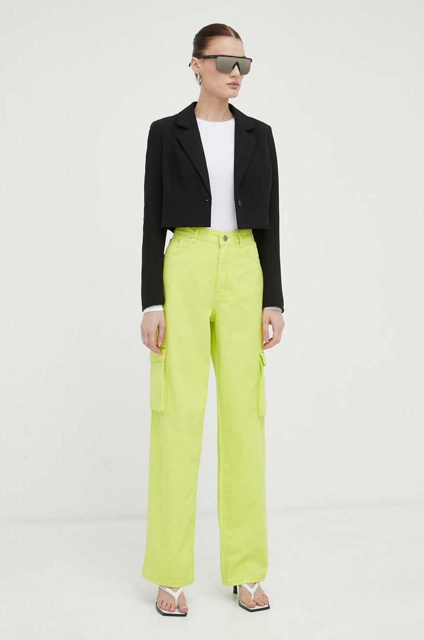 Majica kratkih rukava Samsoe Samsoe Long Sleeve Tee Crna | F00013150, 1