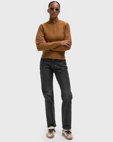 Džemper Dickies RUSTON Quarter-Zip Sweater Smeđa | DK0A87P10BD1, 2