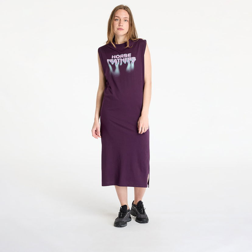 Haljina Horsefeathers Horsefeathers Mary Sleeveless Midi Dress Ljubičasta | SW934A