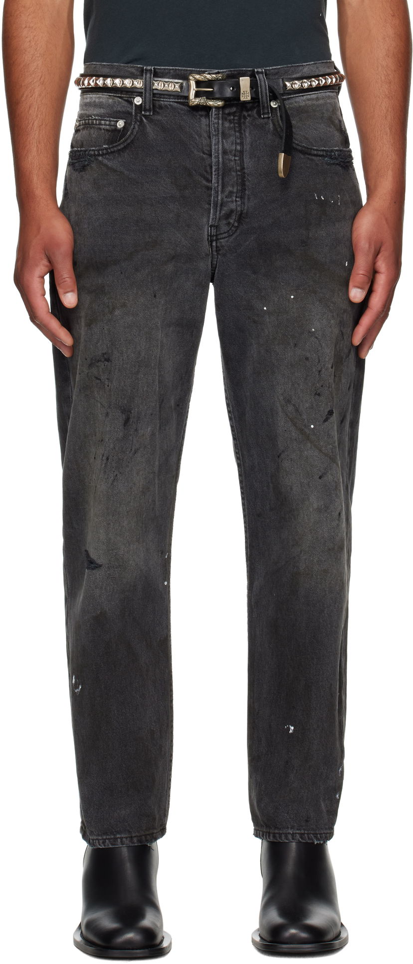 Jeans Enfants Riches Déprimés Enfants Riches Déprimés Baggy Jeans Crna | 050-405