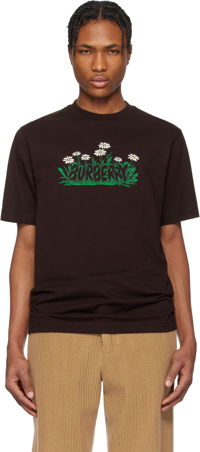 Majica kratkih rukava Burberry Daisy Logo Graphic T-Shirt Smeđa | 8102436