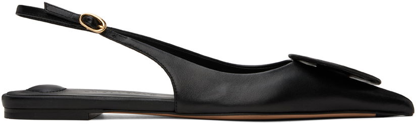 Haljina Jacquemus Jacquemus Les Classiques 'Les Slingbacks Duelo Plates' Slingback Ballerina Flats Crna | 24E241FO077-3073