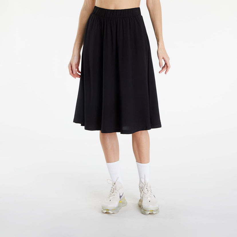 Suknja Urban Classics Skirt Ladies Viscose Skirt Black Crna | TB6196-00007