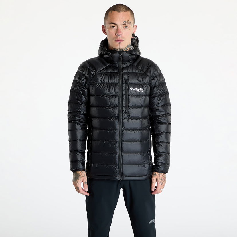 Pernata jakna Columbia Arctic Crest™ Down Hooded Jacket Black Crna | 2088774010