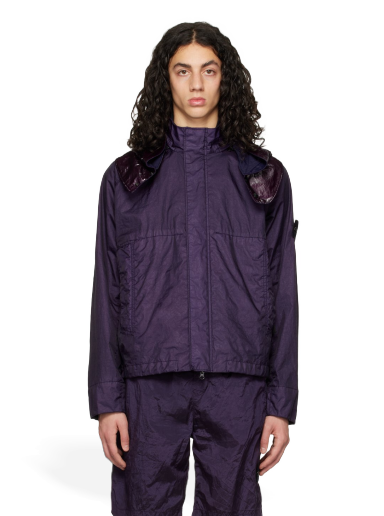 Jakna Stone Island Crinkled Ljubičasta | 781540623